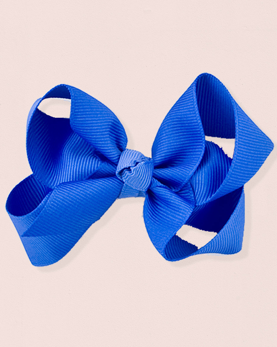 Hairbow 8cm Royal Blue Gros Grain