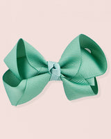 Hairbow 8cm Sage Gros Grain