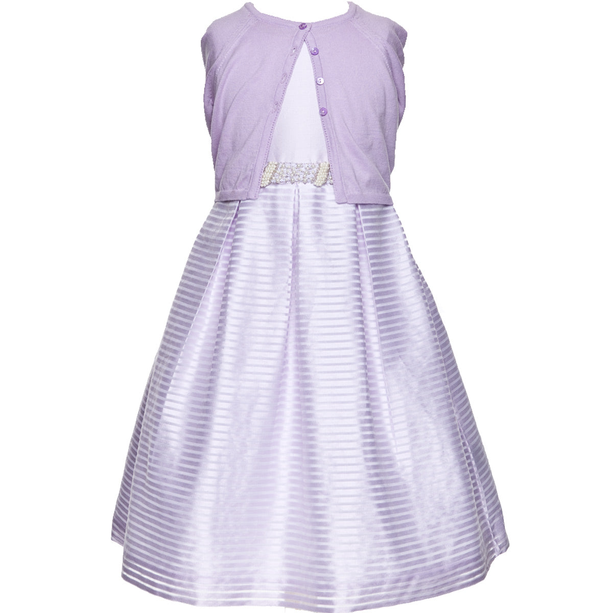 Caroline Lavender Chiffon Gown - Dress