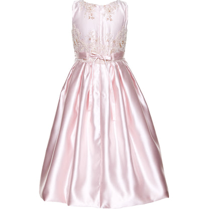 Elisabetta Peach Lace Gown - Dress