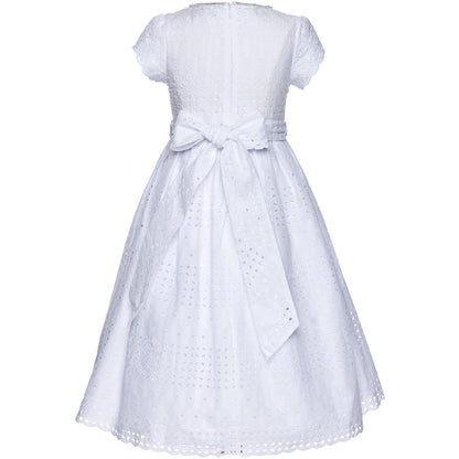 Caroline White Eyelet Gown - Dress