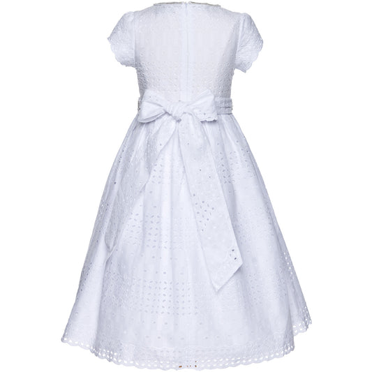 Caroline White Eyelet Gown - Dress