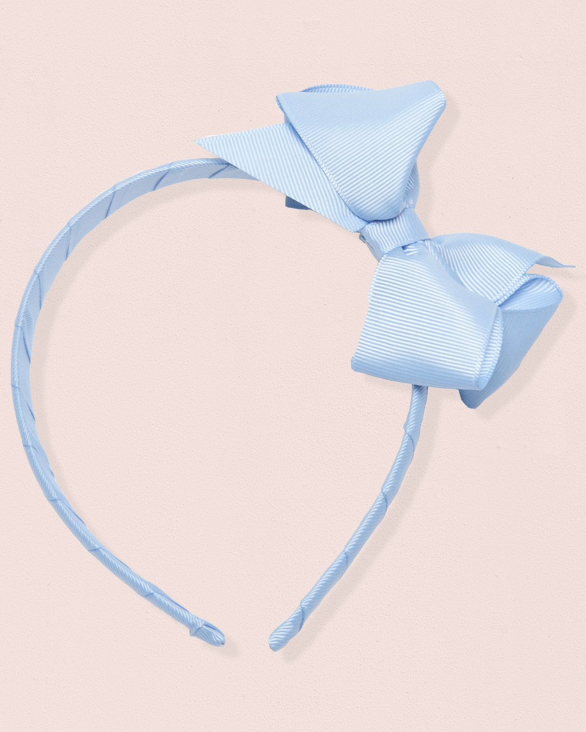 Headband Light Blue Gros Grain