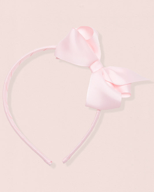 Headband Pink Gros Grain - Hairbow