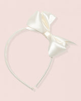 Headband Cream Satin