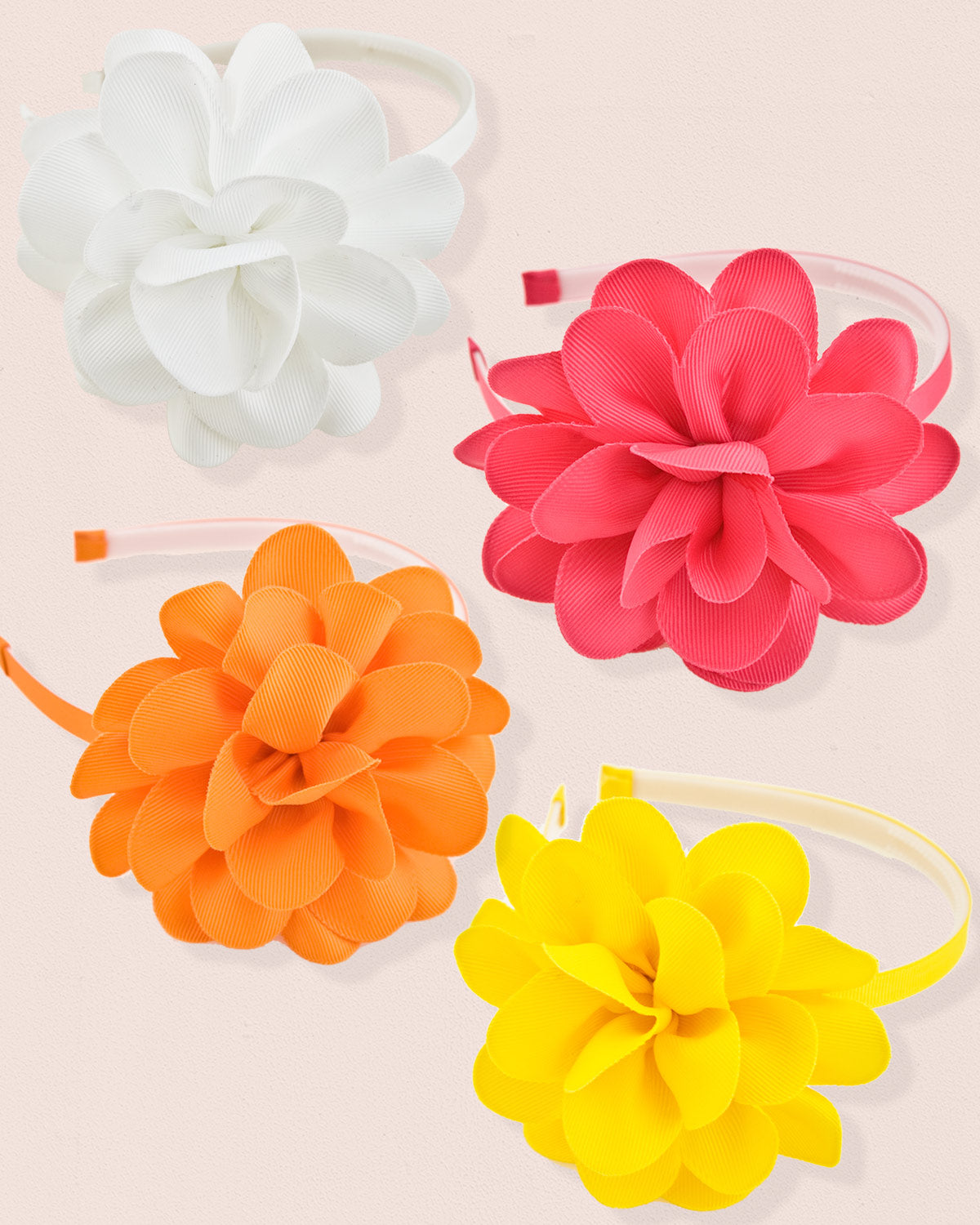 Flower Gros Grain Headband - Hairbow