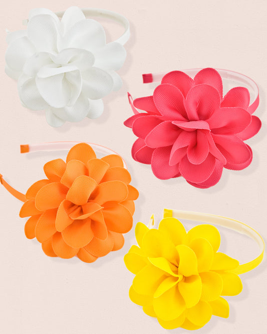 Flower Gros Grain Headband - Hairbow