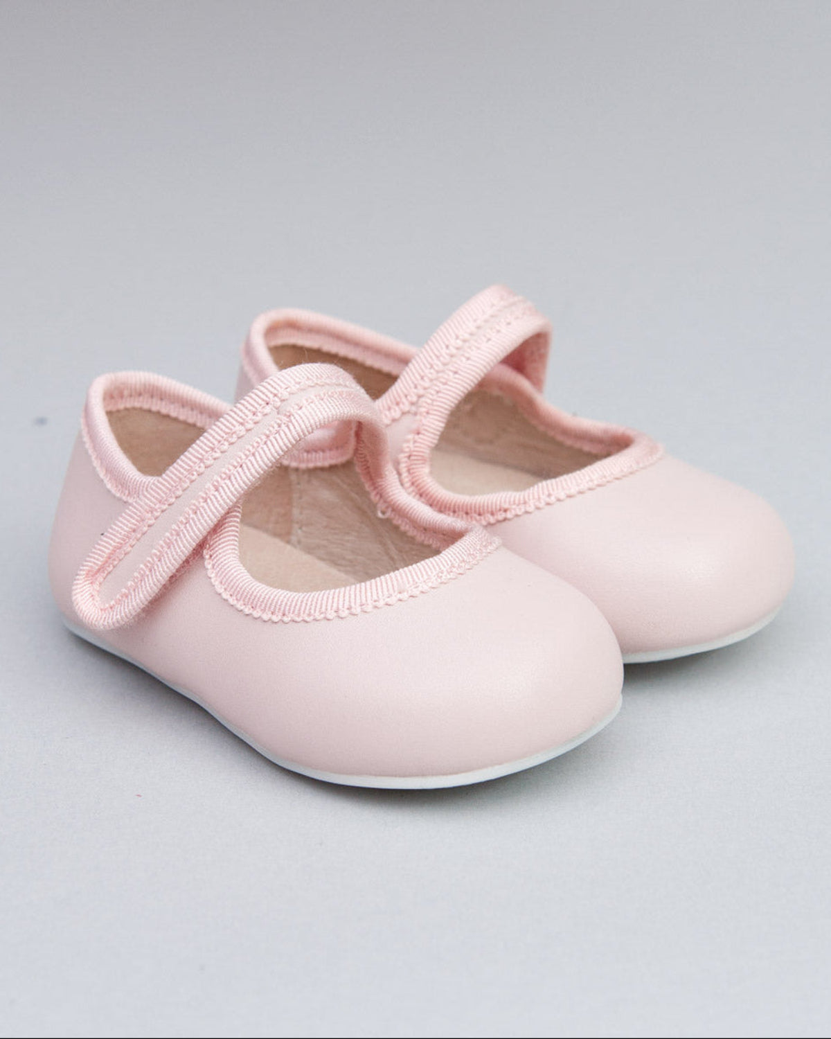 Isabelle Pink Leather Baby Mary-Jane - Shoe
