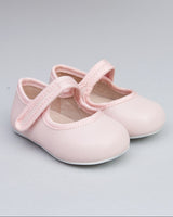 Isabelle Pink Leather Baby Mary-Jane Shoe