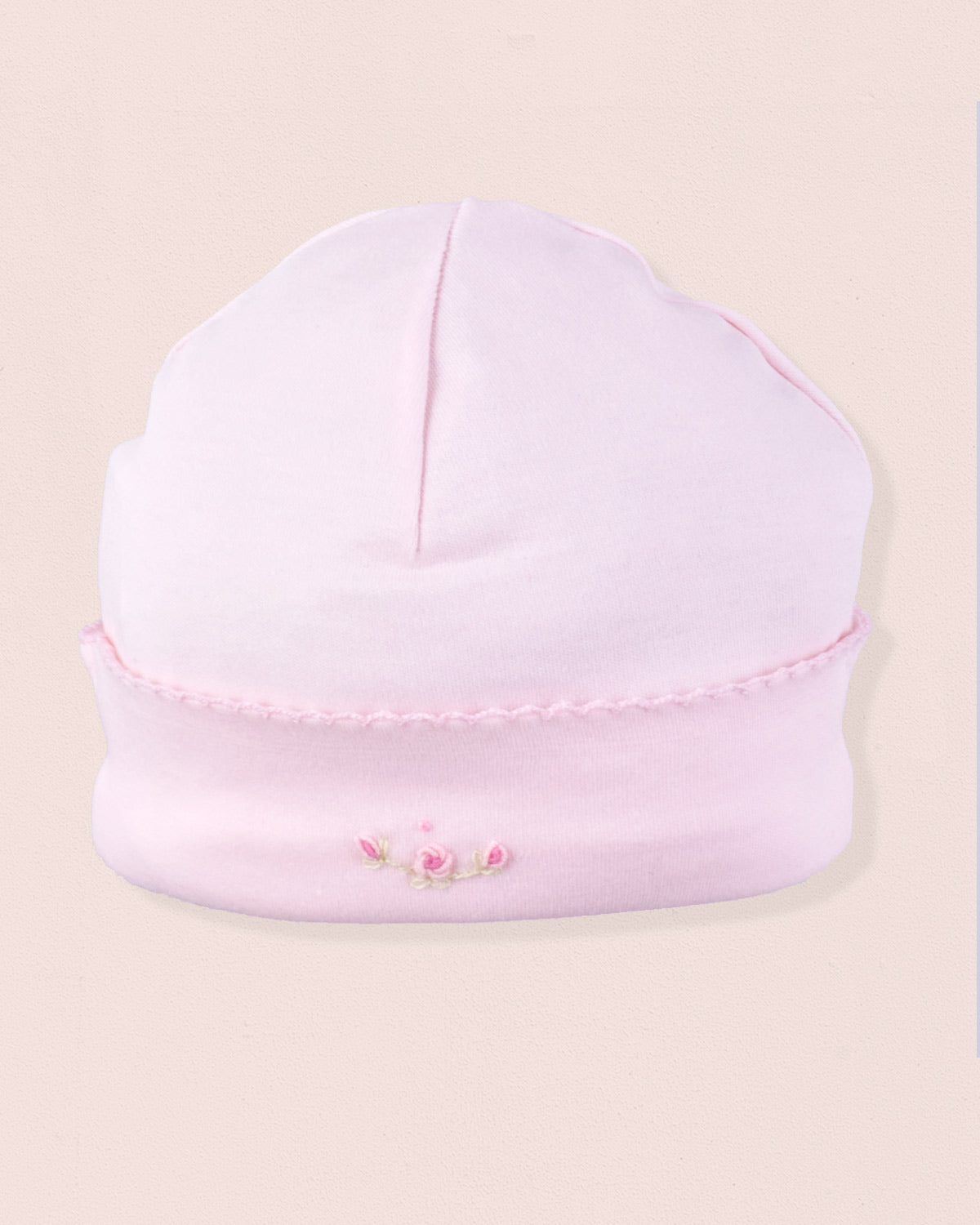 Pima Spring Flowers Pink Embroidered Hat - Hat