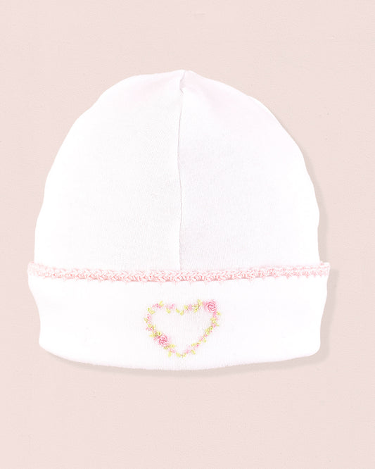 Pima Embroidered Heart Hat - Hat