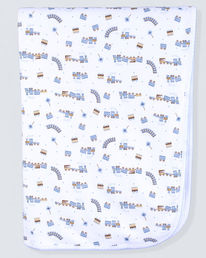 Pima Trains Receiving Blanket - Blanket