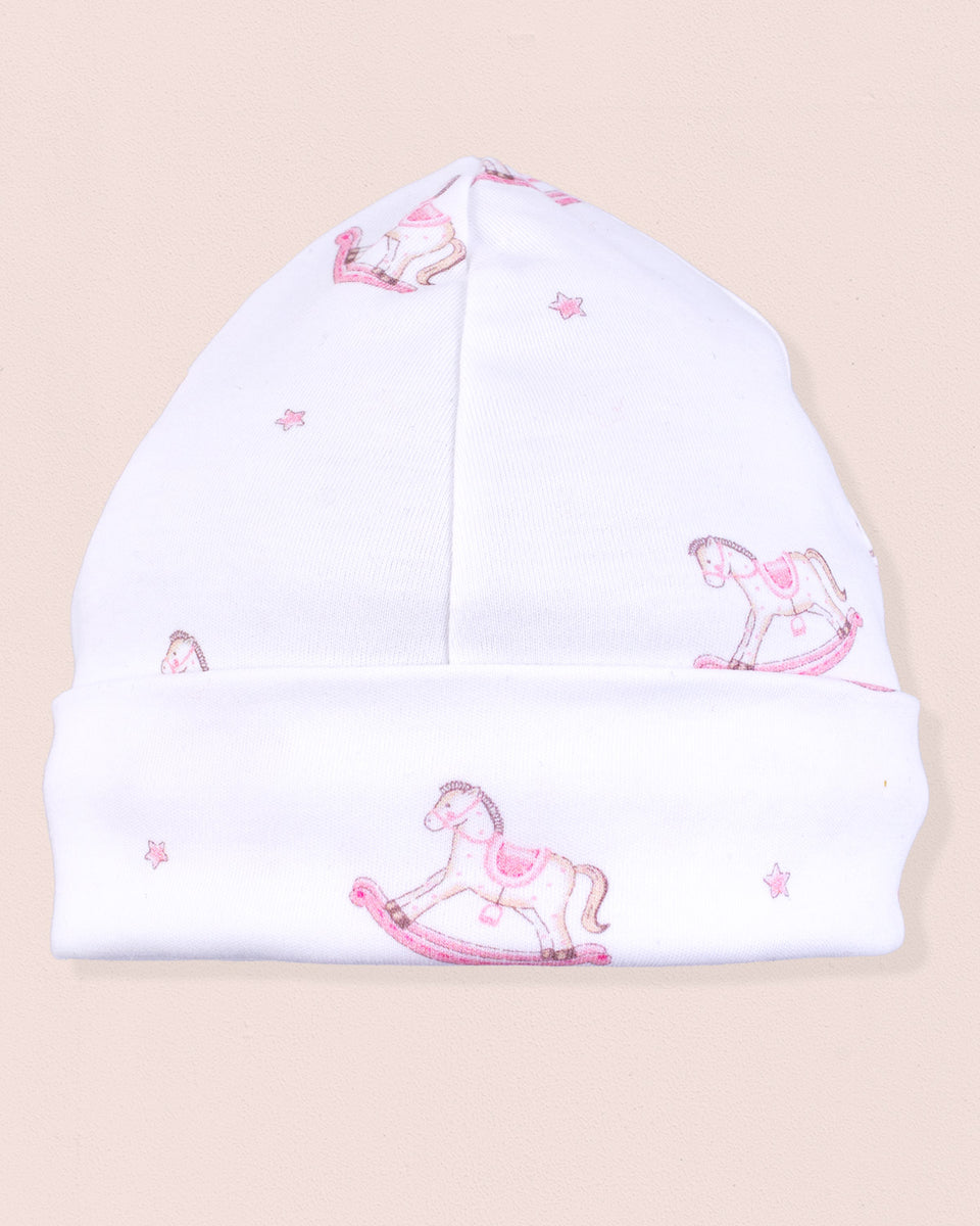 Pima Pink Rocking Horses Hat