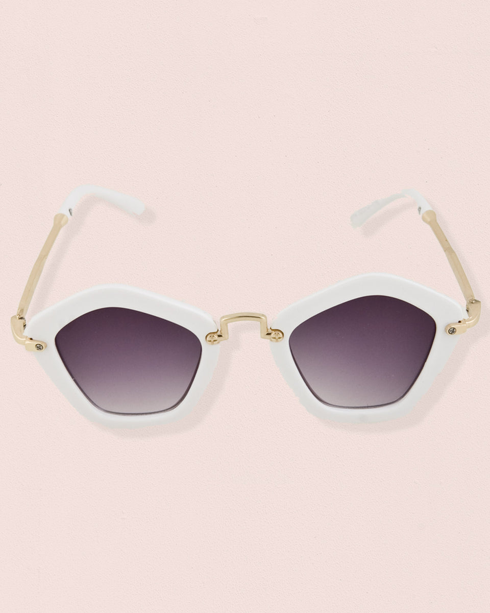 Sunglasses White UV Protection