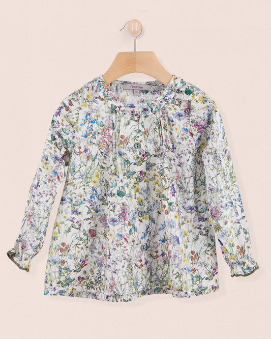 Ruffle Tunic Liberty Forest Flowers - Tunic