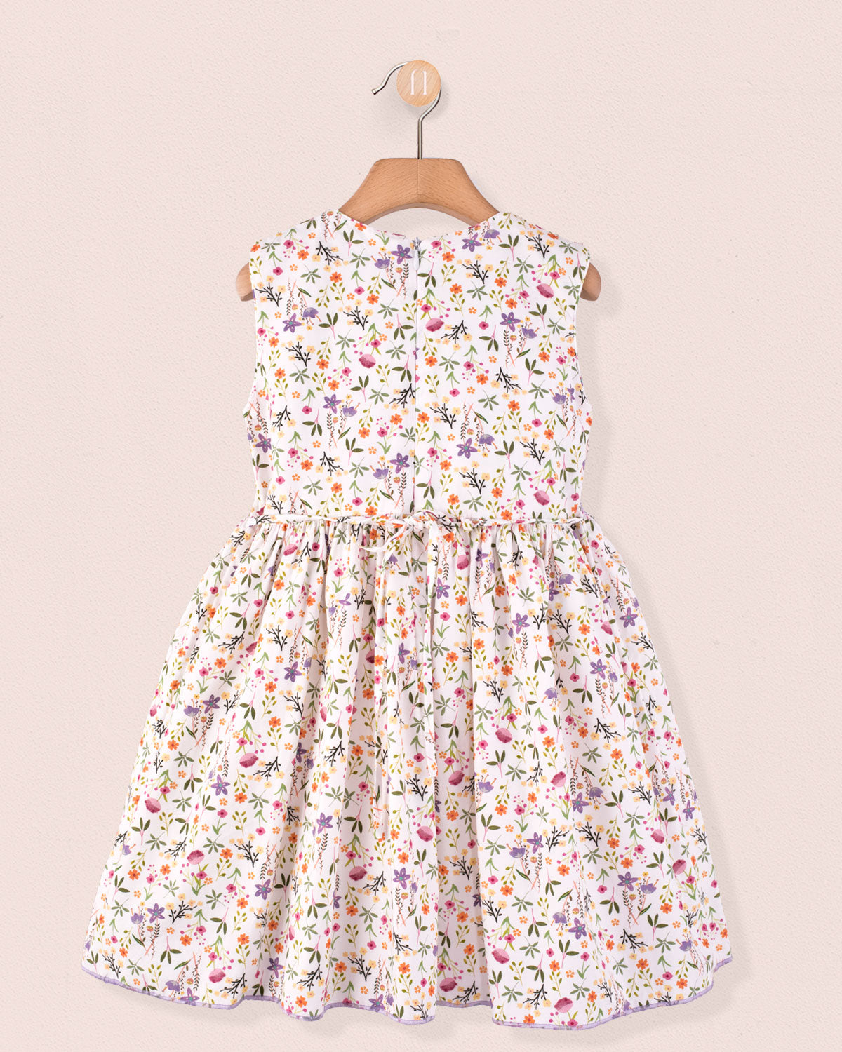 Amandine Cyclam Garden Smock - Smocked Dress