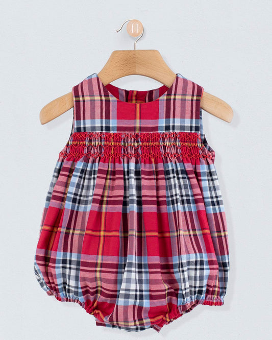 Kensington Holiday Tartan Romper - Romper