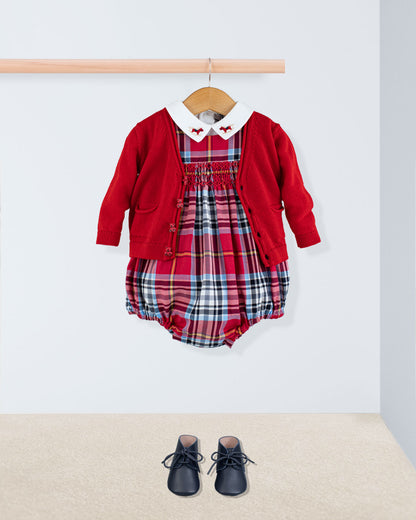 Kensington Holiday Tartan Romper - Romper