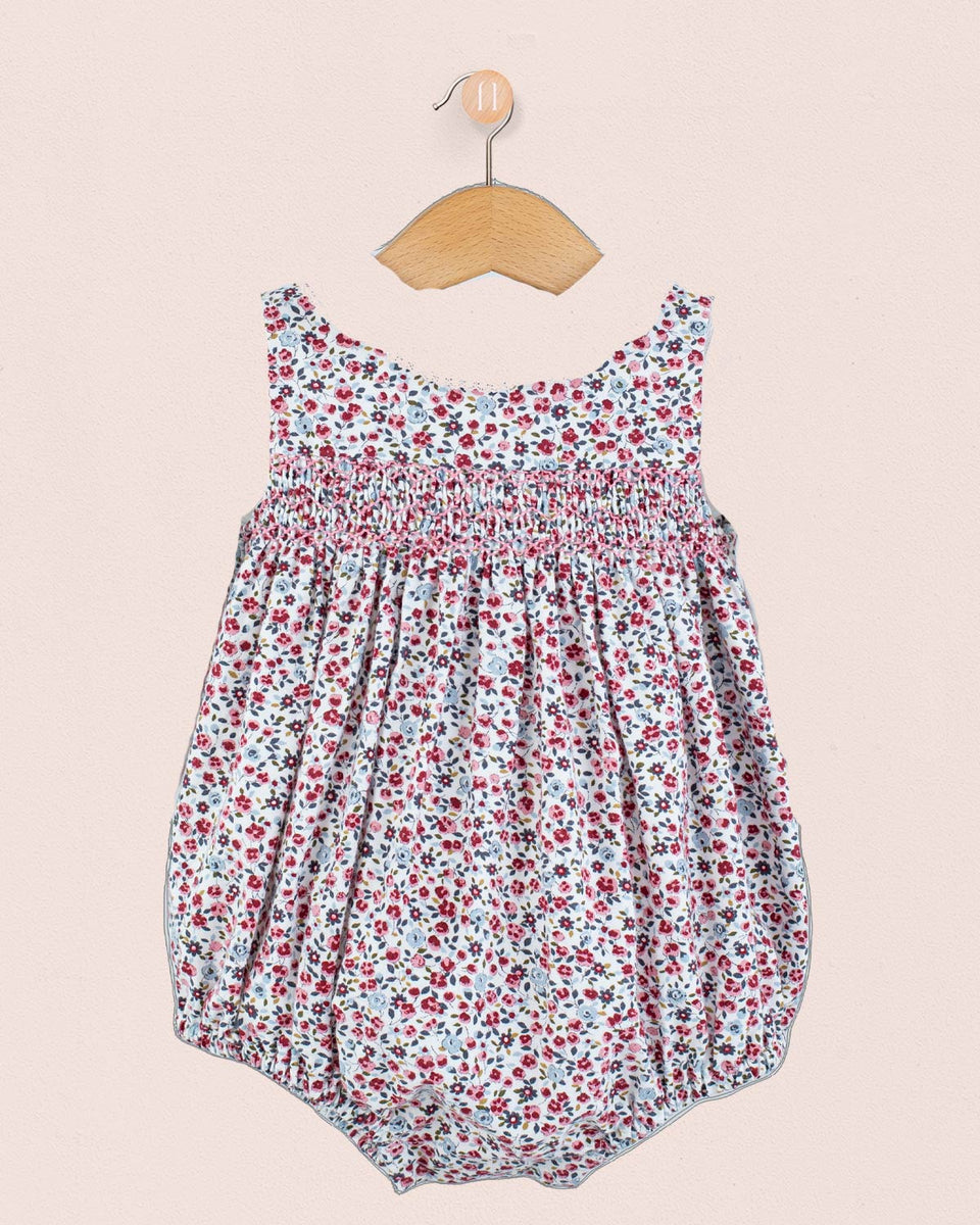 Kensington Belina Burgundy Floral Romper
