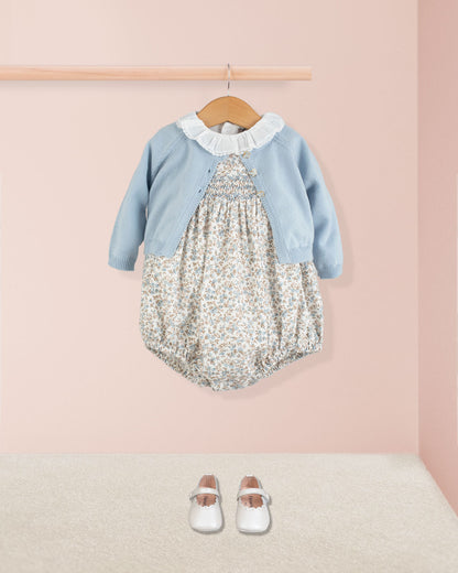 Kensington French Antique Blue Romper - Romper