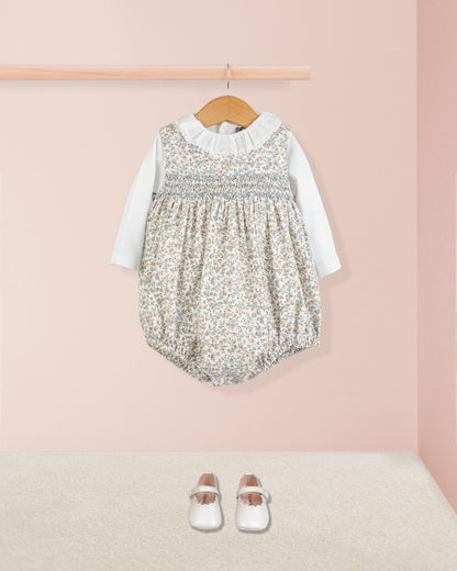 Kensington French Antique Blue Romper - Romper