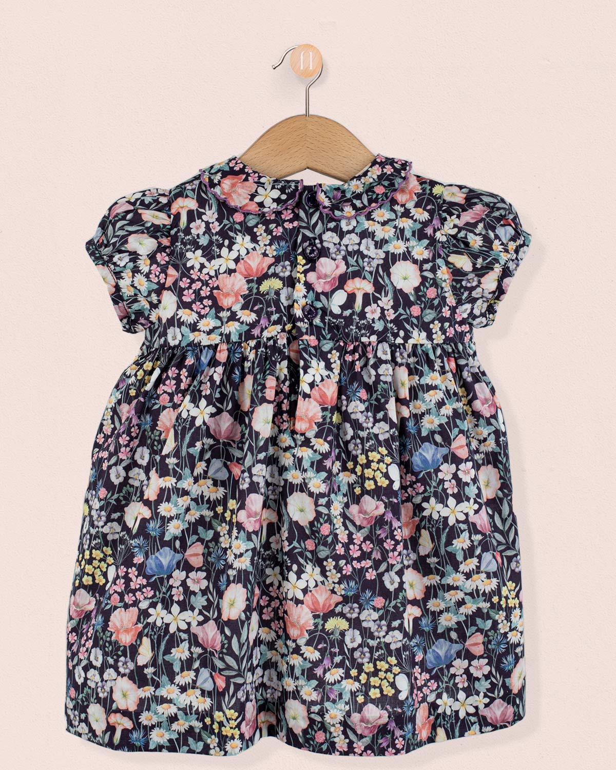 Baby Madeline Liberty Midnight Garden - Baby Dress