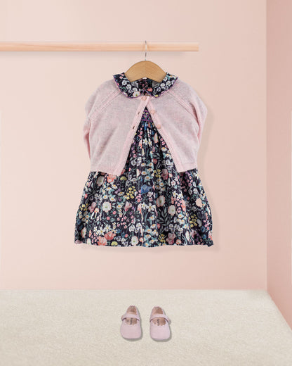Baby Madeline Liberty Midnight Garden - Baby Dress