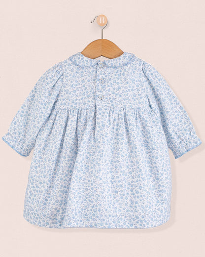 Baby Madeline French Blue Floral - Baby Dress