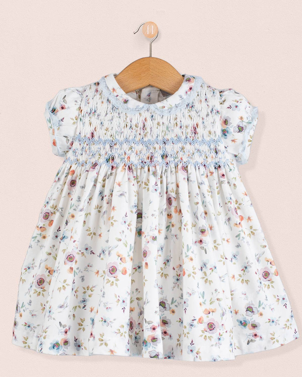 Bianca Tuscany Blue Floral Smock