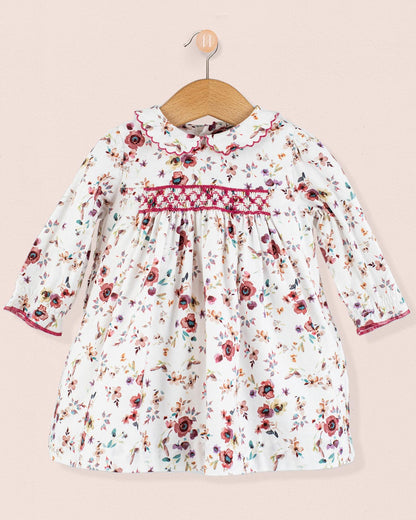 Baby Madeline Tuscany Mauve Floral - Baby Dress