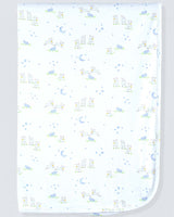 Pima Blue lambs Receiving Blanket