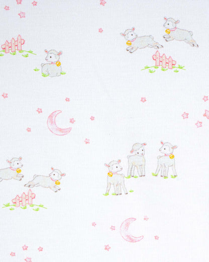 Pima Pink Lambs Stretchie - Stretchie