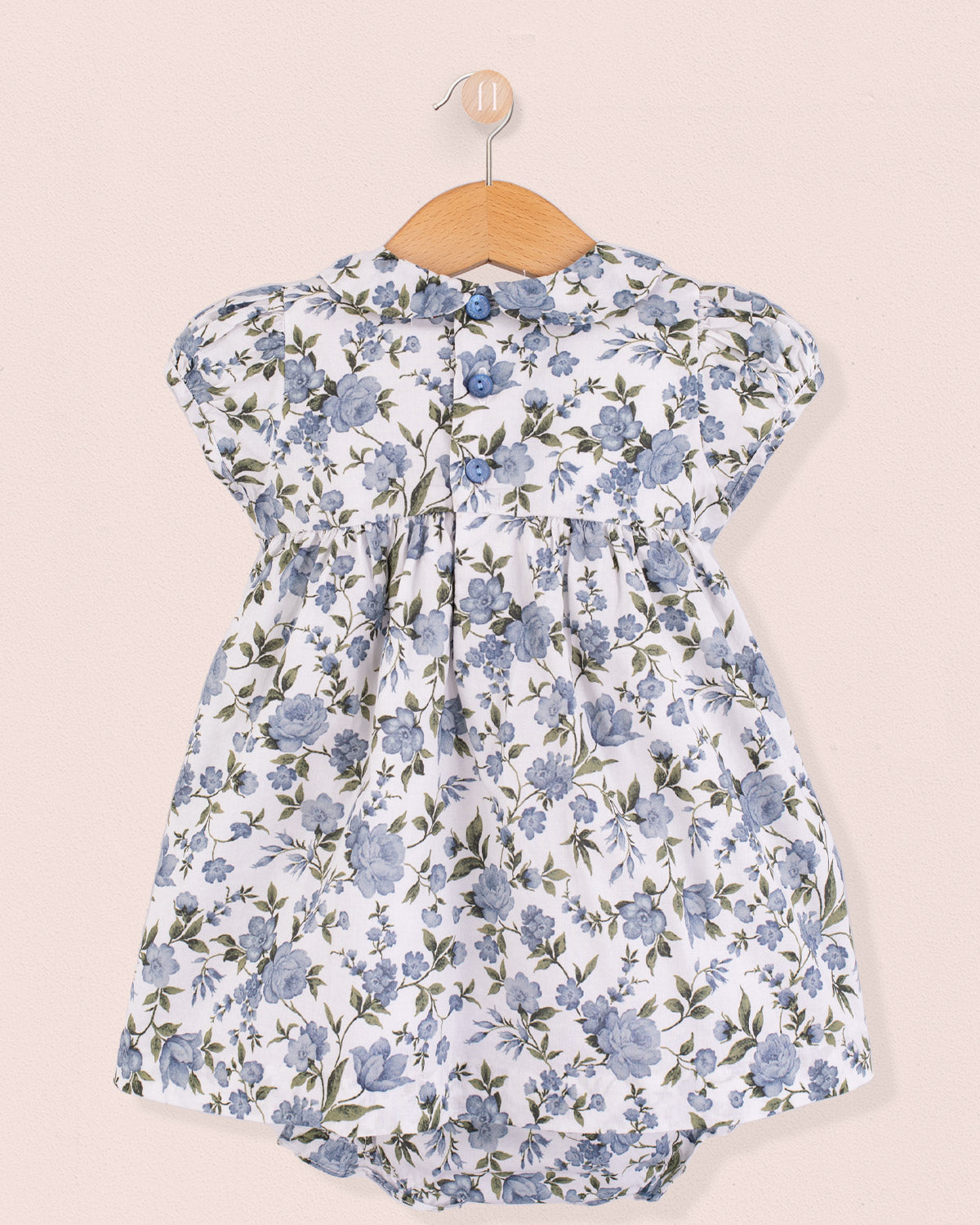 Baby Madeline French Blue Rosebush Set - Baby Dress