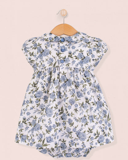 Baby Madeline French Blue Rosebush Set - Baby Dress