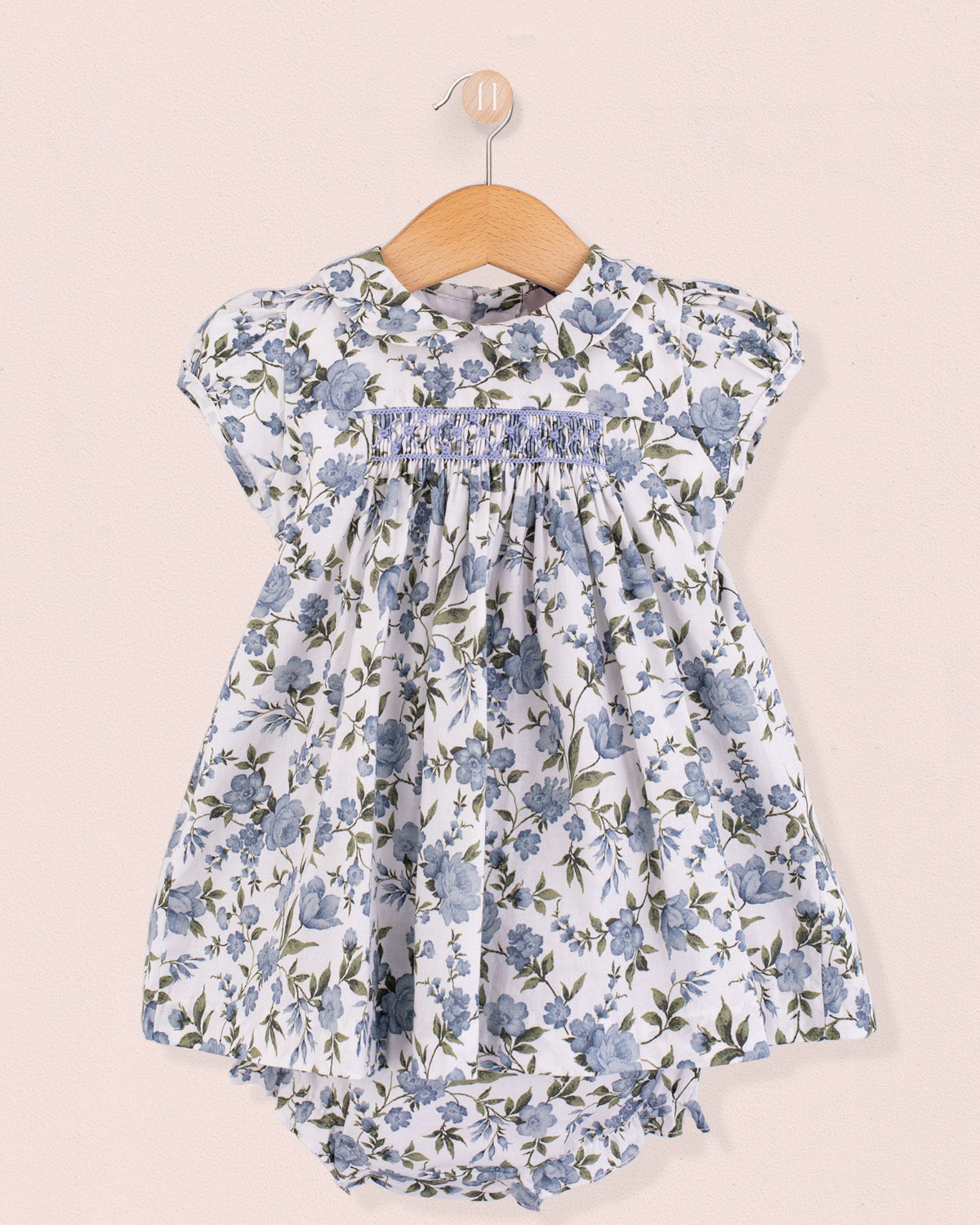 Baby Madeline French Blue Rosebush Set - Baby Dress