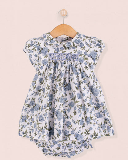 Baby Madeline French Blue Rosebush Set - Baby Dress