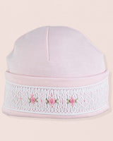 Pima Smocked Pink Hat