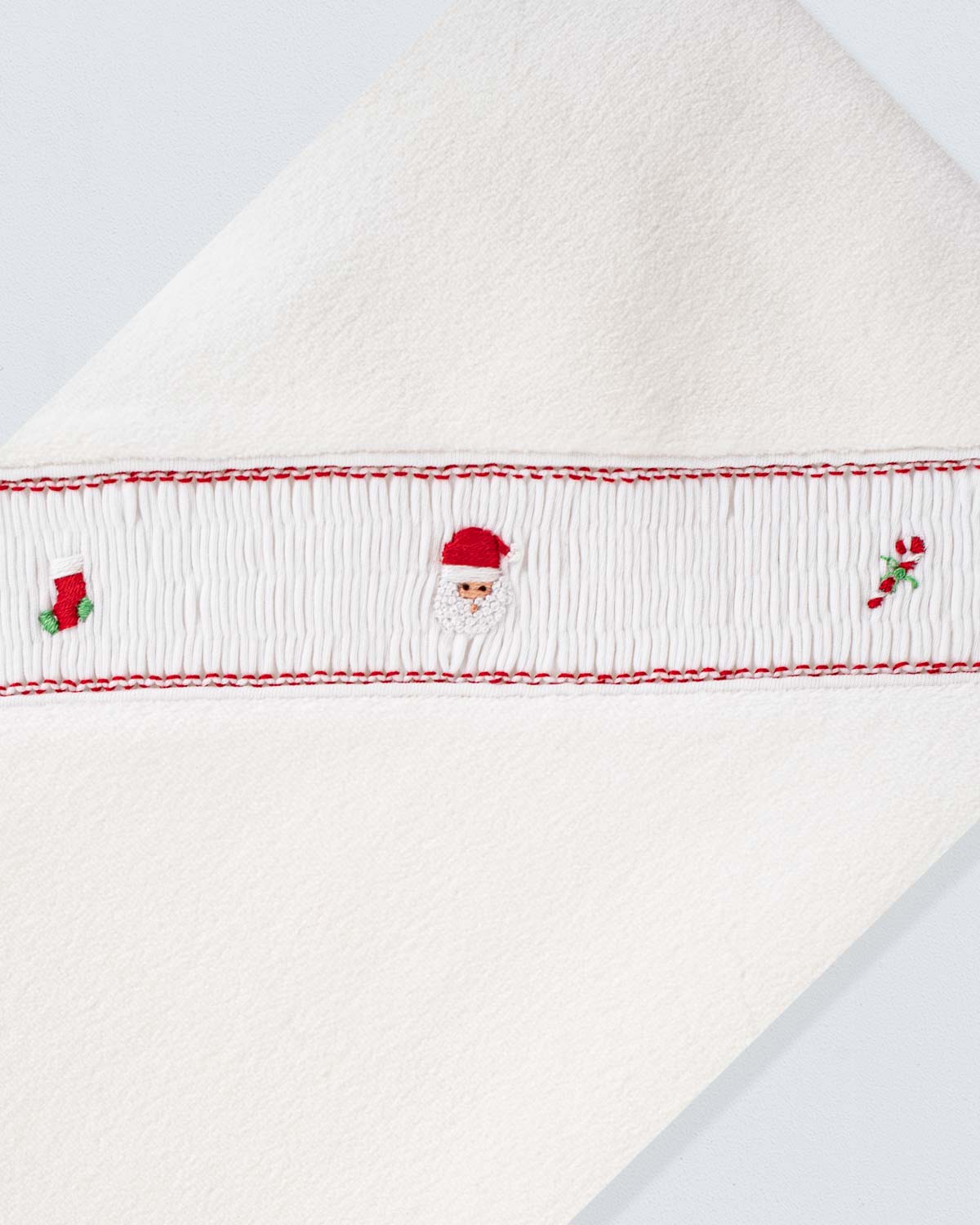 Pima Velour Christmas Smocked Hat