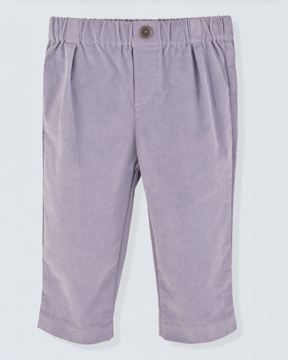 Mattia French Blue Corduroy Pant