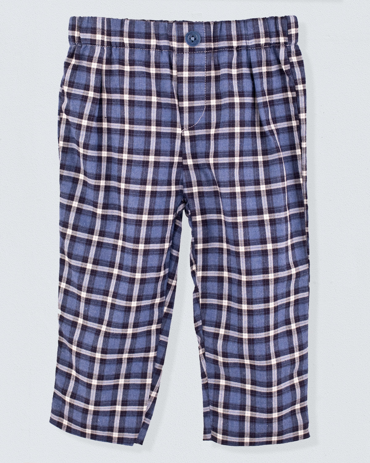 Mattia Italian Plaid Flannel Pant - Pant