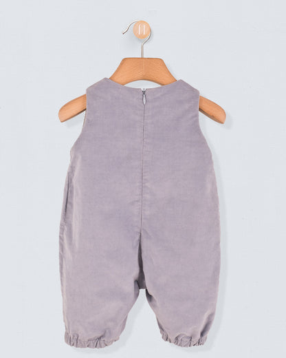 Harry French Blue Corduroy Romper - Romper