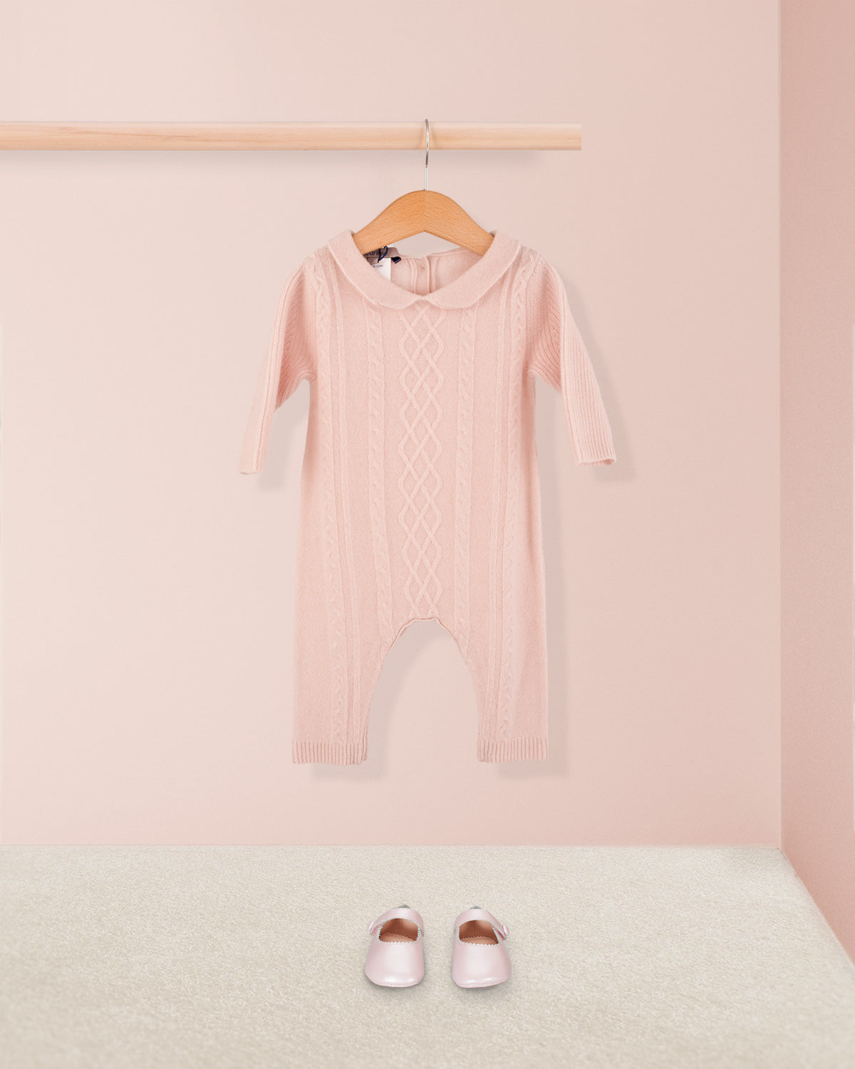 Winston Pink Cashmere Knit - Romper