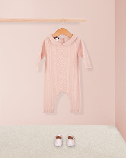 Winston Pink Cashmere Knit - Romper