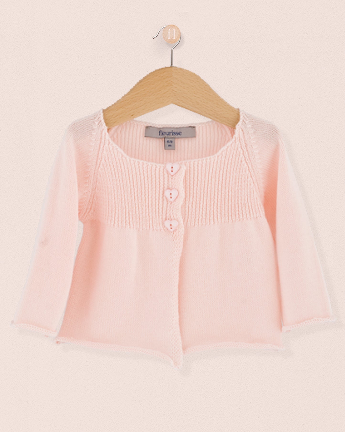 Valentine Petal Pink Cardigan - Cardigan