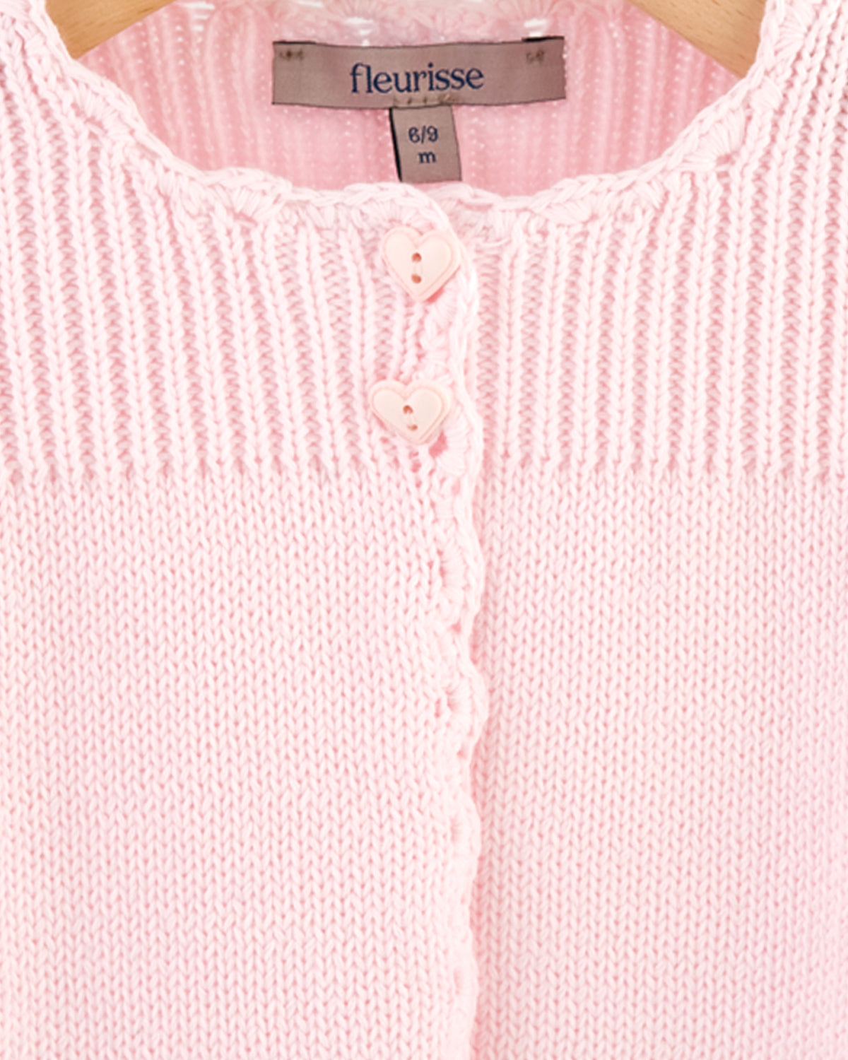 Charlotte Pink Baby Coat - Cardigan