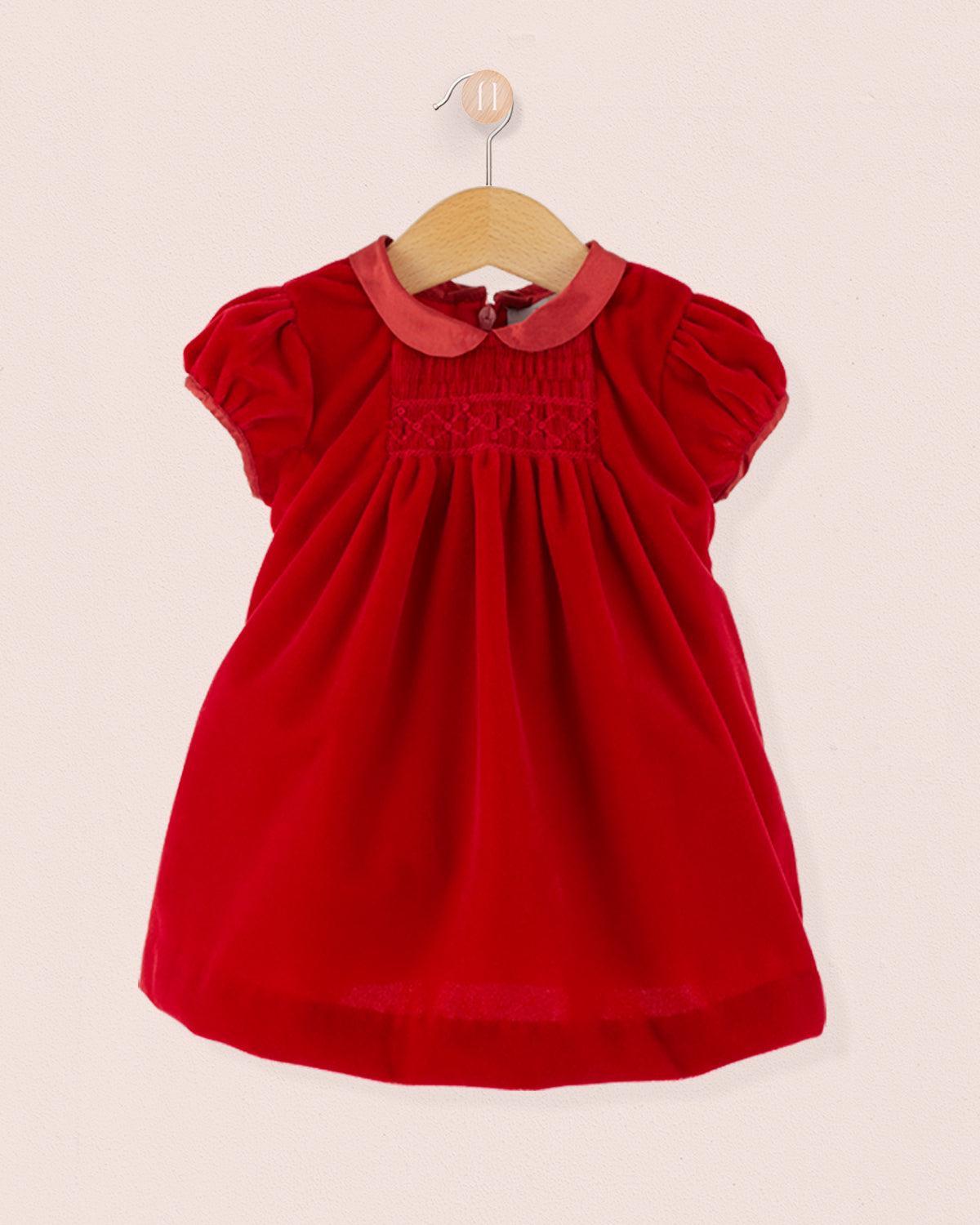 Baby Red Velvet Dress