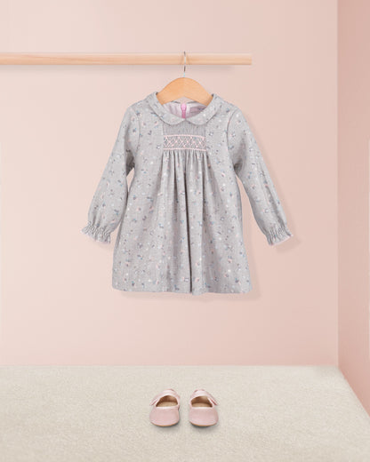 Baby Eveline Flannel Flurries Dress - Baby Dress