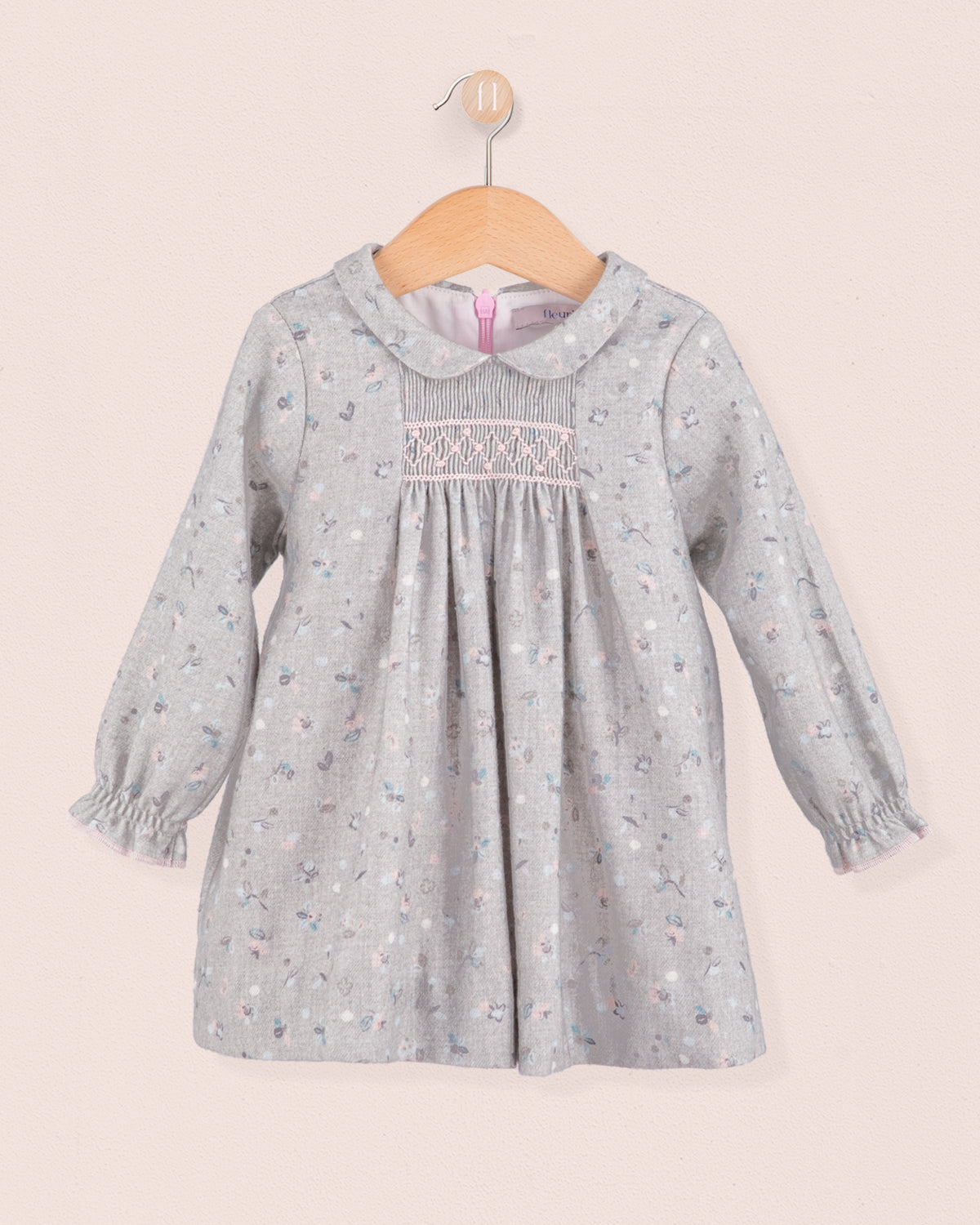 Baby Eveline Flannel Flurries Dress - Baby Dress