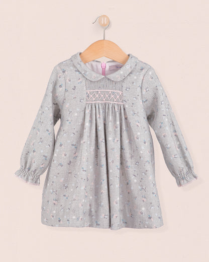 Baby Eveline Flannel Flurries Dress - Baby Dress