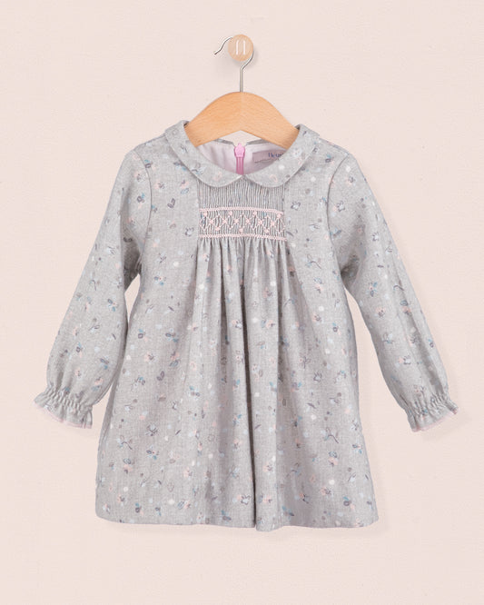 Baby Eveline Flannel Flurries Dress - Baby Dress